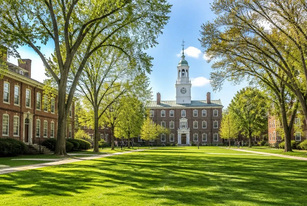 A university campus in United States of America